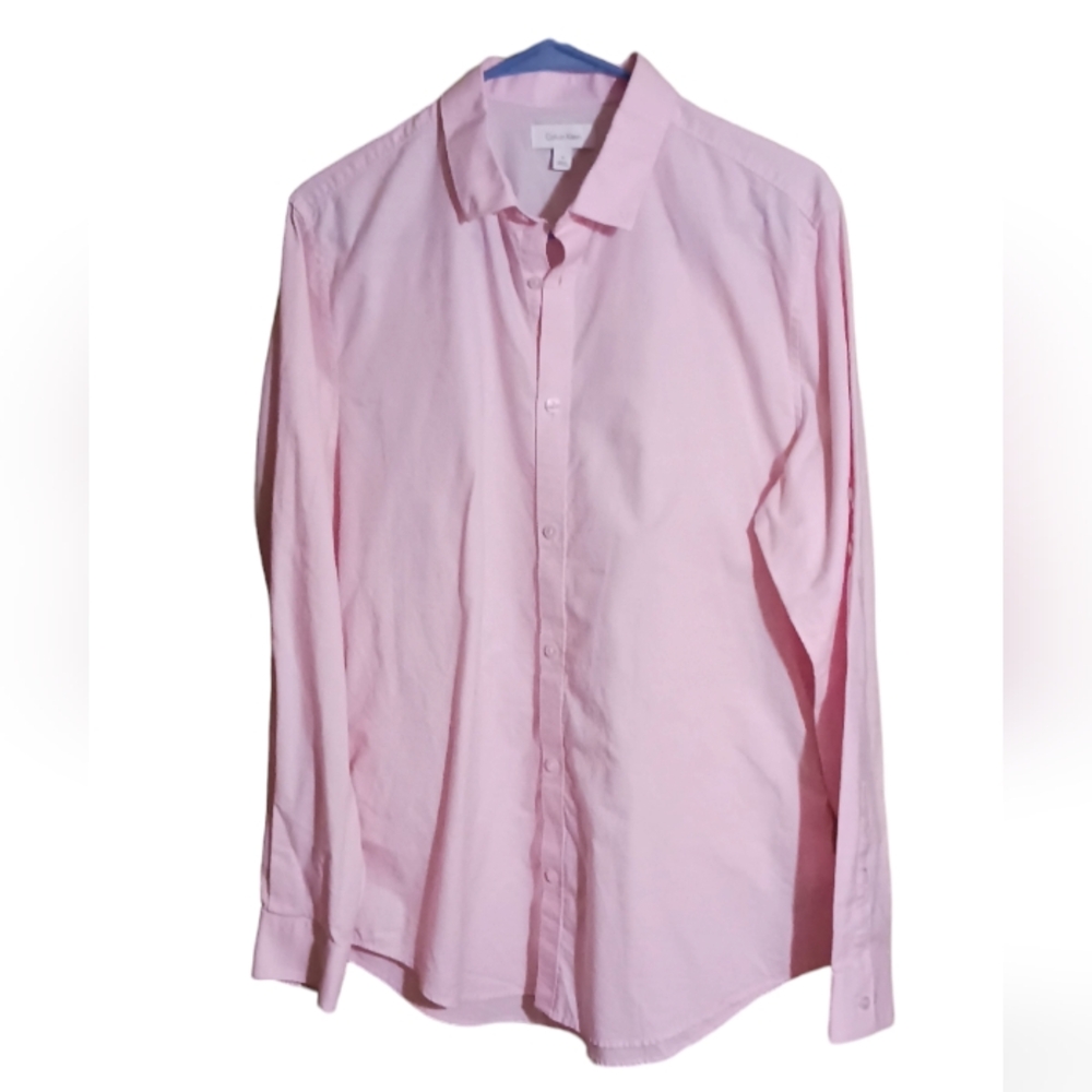 💰Calvin Klein Shirt Button Front Lg Sl M